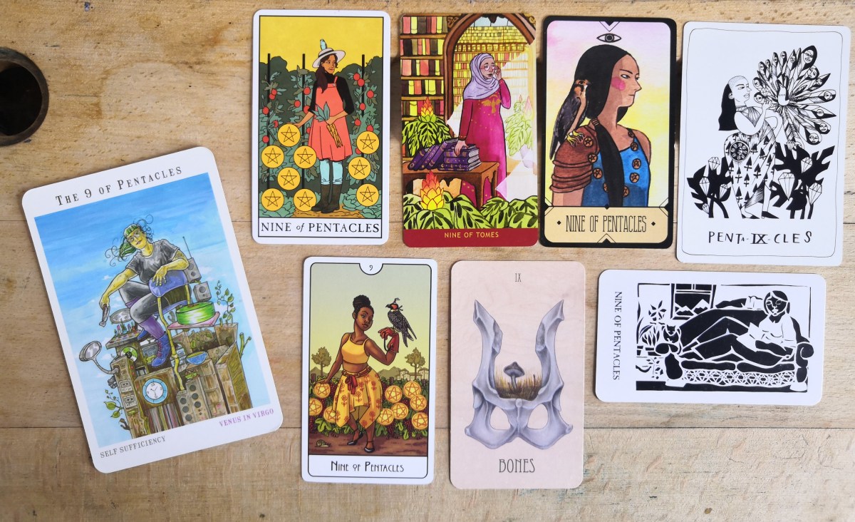 Le tarot en mots-clés: 9 de&nbsp;pentacles